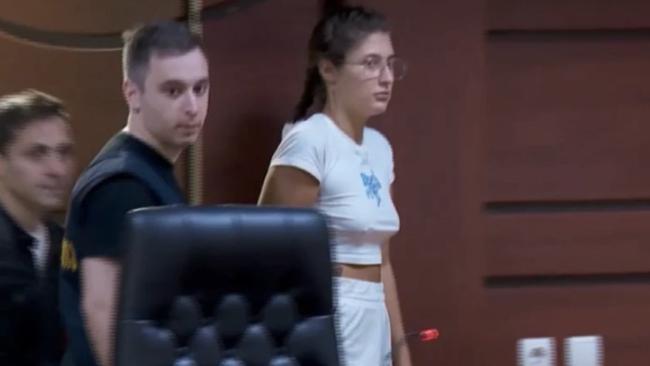 Georgian news outlet Prime Time published an image of Bella Culley appearing in court, where she was denied bail.