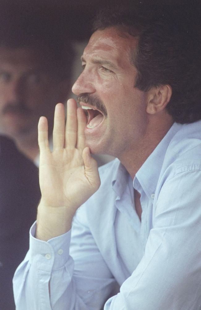 Graeme Souness barking instructions during the 1996-97 Premier League season. Picture: Allsport UK