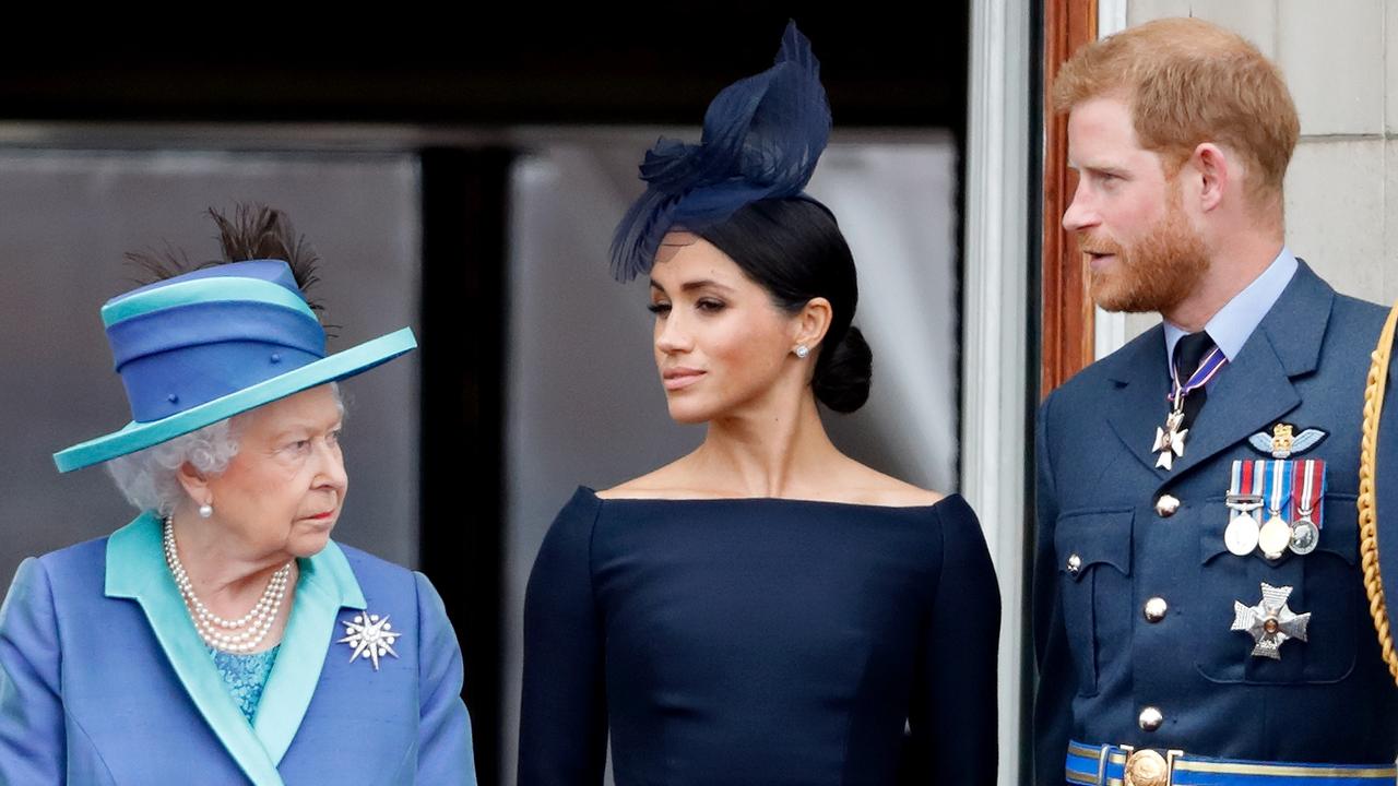 The royal family were reported to be “pleased” Meghan couldn’t make it to Prince Philip’s funeral. Picture: Max Mumby/Indigo/Getty