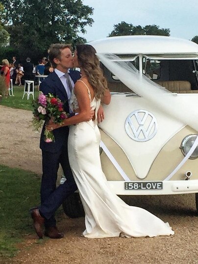 The couple met at a bar in St Kilda, and it was love at first sight. Picture: Instagram.