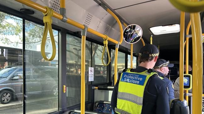 Police officers and public transport safety officers boarded buses in the eastern suburbs during Operation Ride.