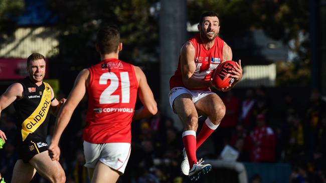 Former North Adelaide gun Leigh Ryswyk has been at his best for Barossa District so far this year. Picture: Tom Huntley