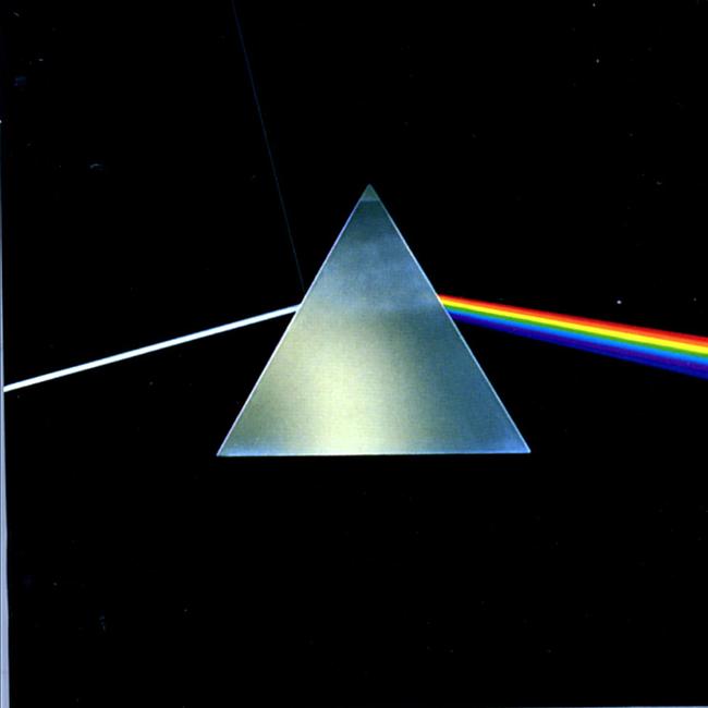 The iconic Dark Side of the Moon cover.