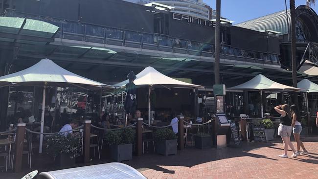 Diners enjoyed a meal at the Darling Harbour venue. Picture: supplied