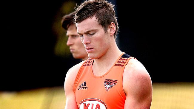 Essendon training,Brent Prismall.