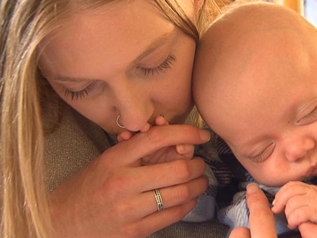 In Ms Carter’s interview with 7 News, she said she made the wrong decision to leave the baby in the car. Picture: 7 NEWS