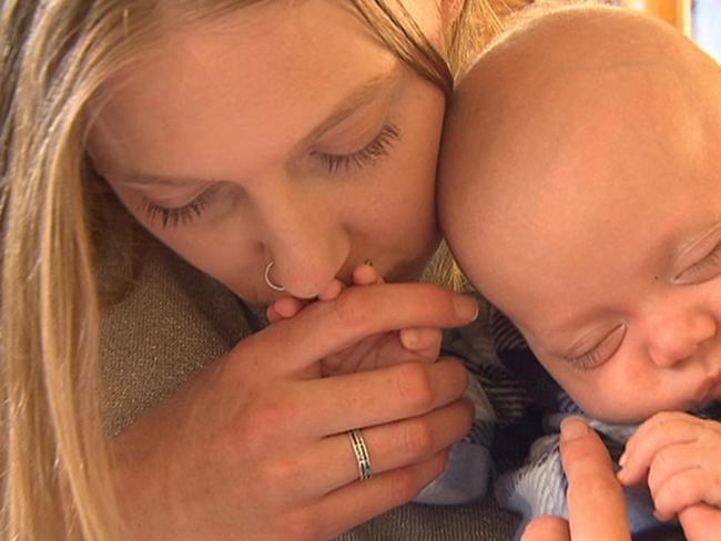 In Ms Carter’s interview with 7 News, she said she made the wrong decision to leave the baby in the car. Picture: 7 NEWS