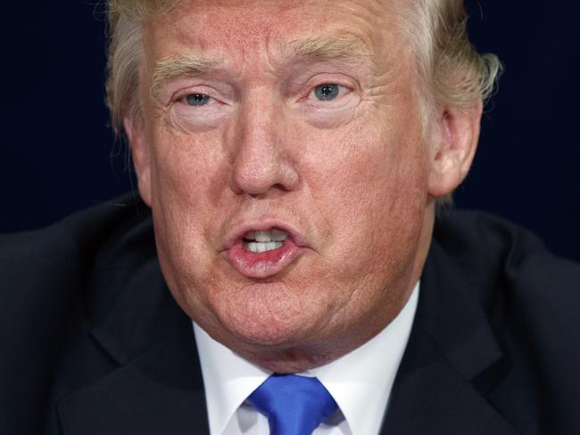 President Donald Trump speaks during a briefing on hurricane recovery efforts, Wednesday, Oct. 25, 2017, in Dallas. (AP Photo/Evan Vucci)