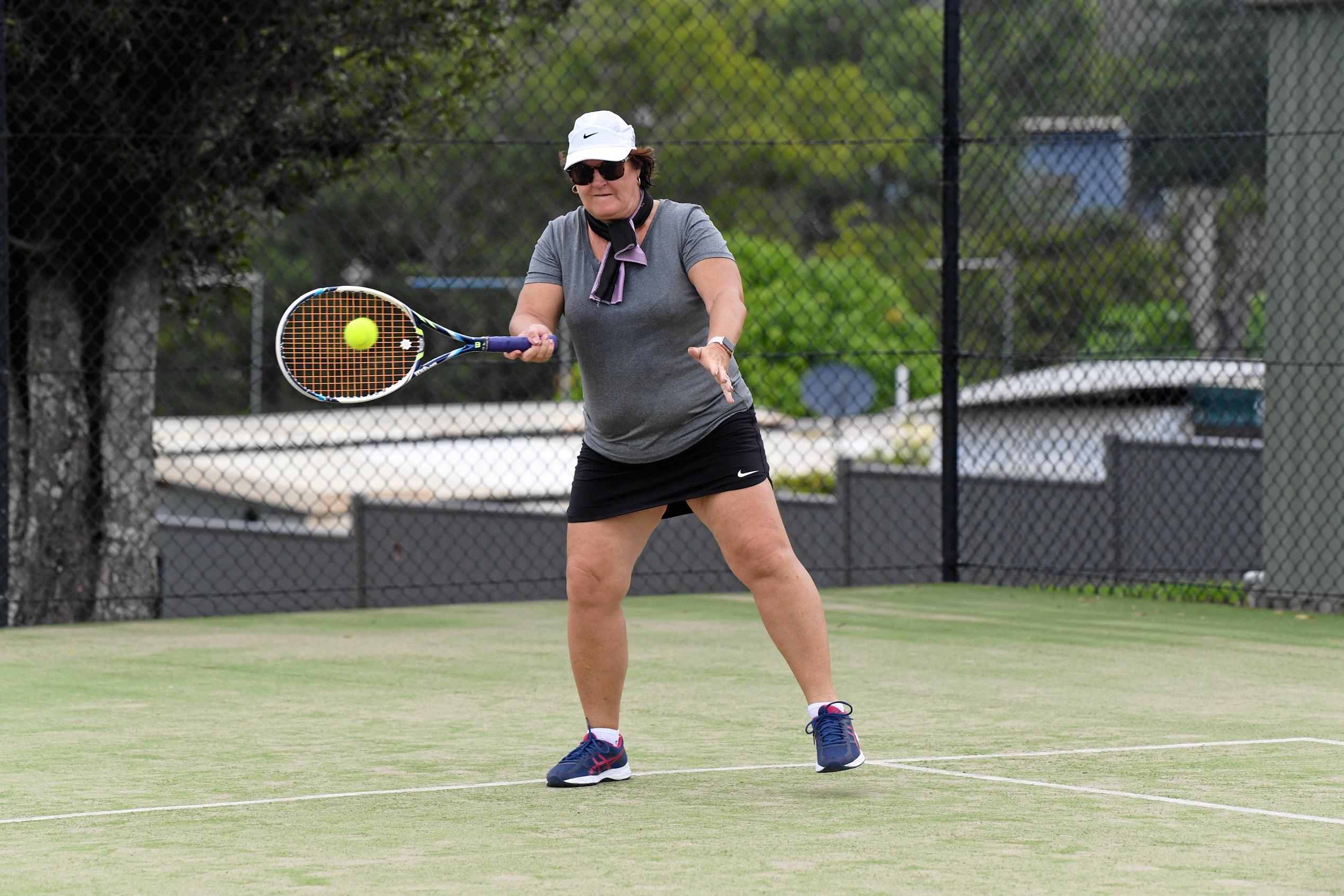 Gympie Tennis tournament - Glenda Hall. Picture: Troy Jegers