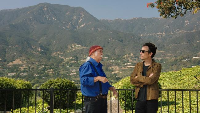 David Crosby, left, and Jakob Dylan in the documentary Echo in the Canyon