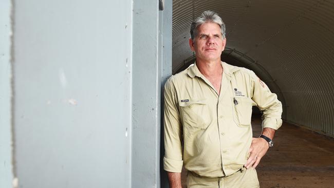 Chief District Ranger Darwin/Urban Parks Dean McAdam is surprised many people don’t know the story of the NT’s war history. PICTURE: Helen Orr