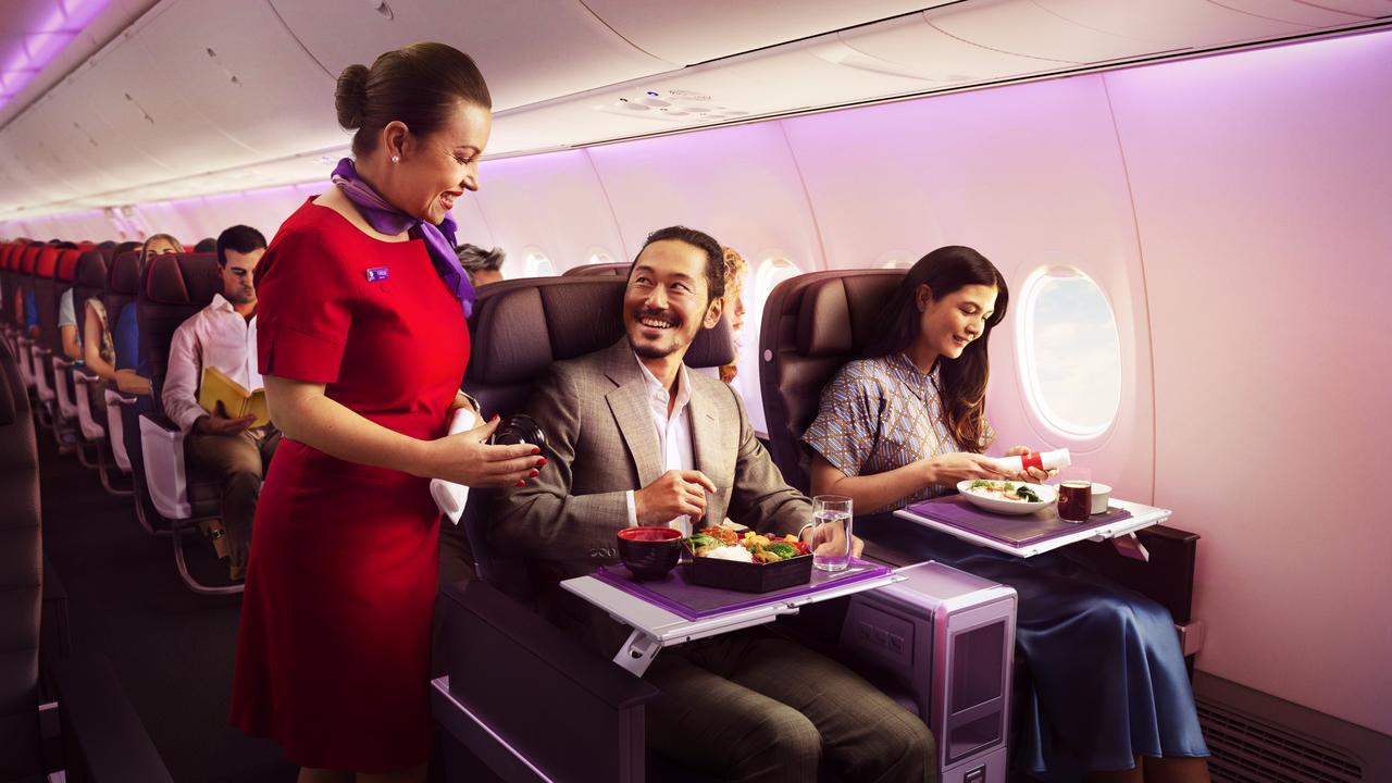 Virgin will introduce business class cabin on seven existing Boeing 737-700 aircraft – they currently fitted with only economy seating. Picture: Supplied