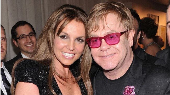 Britney Spears and Elton John have collaborated on a new song, <i>Hold Me Closer</i>. Picture: Elton John AIDS Foundation