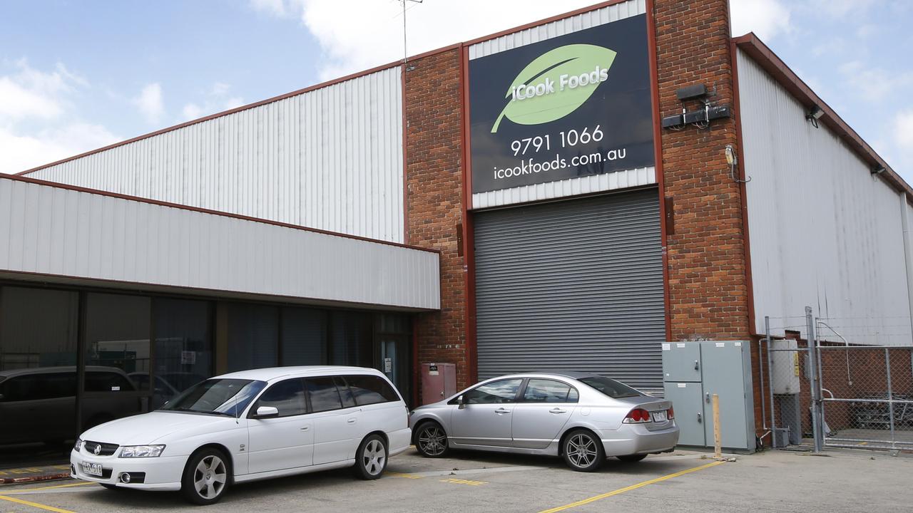 The I Cook plant in Dandenong. Picture: David Caird