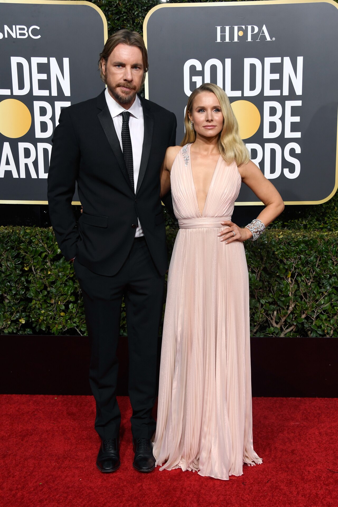 <h2>Kristen Bell and Dax Shepard</h2><p>Bell and Shepard famously said that they wouldn’t get married until same-sex marriage was legal in California. After it was indeed legalised in 2013, the pair got married at a Beverly Hills courthouse, with Bell wearing an all-black outfit. </p>