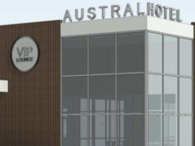 Artist's impression of the Austral Pub coming to southwest Sydney.