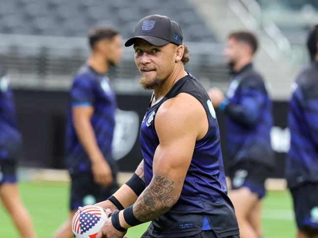 James Fisher-Harris gets a look at the Las Vegas venue. Picture: Ethan Miller/Getty Images