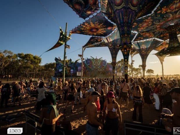 Two revellers have been rushed to hospital after ingesting drugs at a “psychedelic” music festival in Victoria’s northwest. Picture: Esoteric Festival
