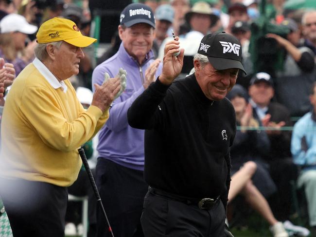 Honorary starter and Masters champion Gary Player has spoken his mind. Picture: Gregory Shamus/Getty Images