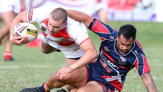 Currumbin’s Stuart Mason (left) starred. Picture: Richard Gosling