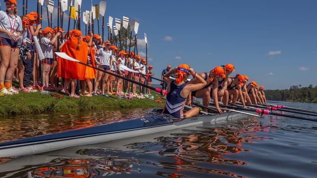 24.08.2024 - 2024 Brisbane Schoolgirl Rowing Association Championship. Photos by Stephen Archer.