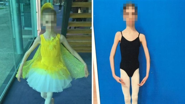 The 'ballerina princess'. Picture: 7News