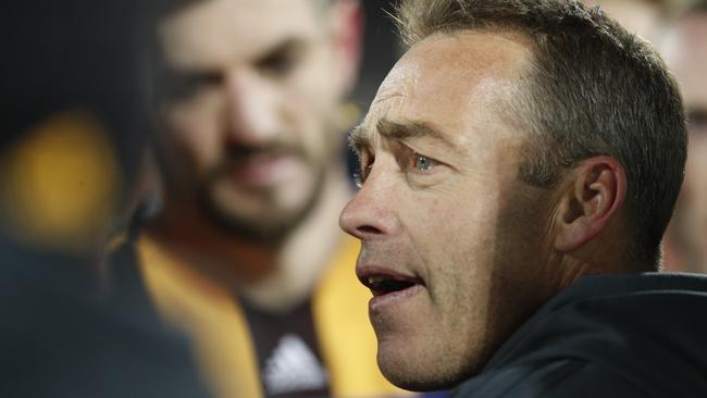 History says the Hawks won’t be down for long under coach Alastair Clarkson. Pic: Getty Images