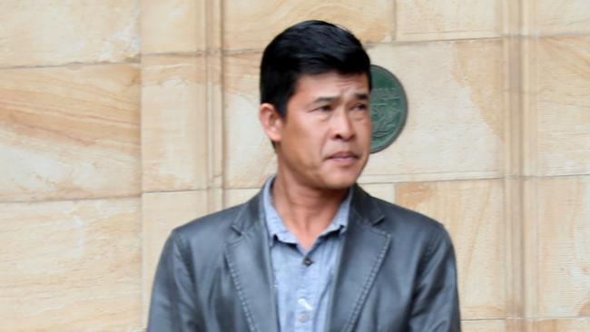 Seang Leng Heng leaving the Magistrate's Court in November 2018. Picture: Dean Martin