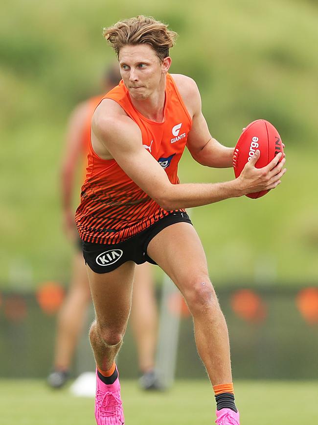 GWS Giants star Lachie Whitfield looks almost certain to lose KFC SuperCoach defender status in 2022. (Photo by Mark Metcalfe/Getty Images)