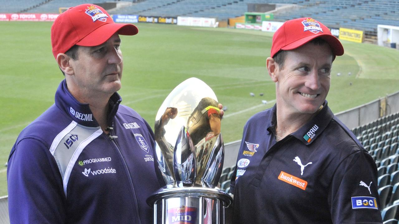 Ross Lyon Sacked Fremantle Mark Robinson On The Cold Blooded Ambush Dockers Coach Blindsided Herald Sun