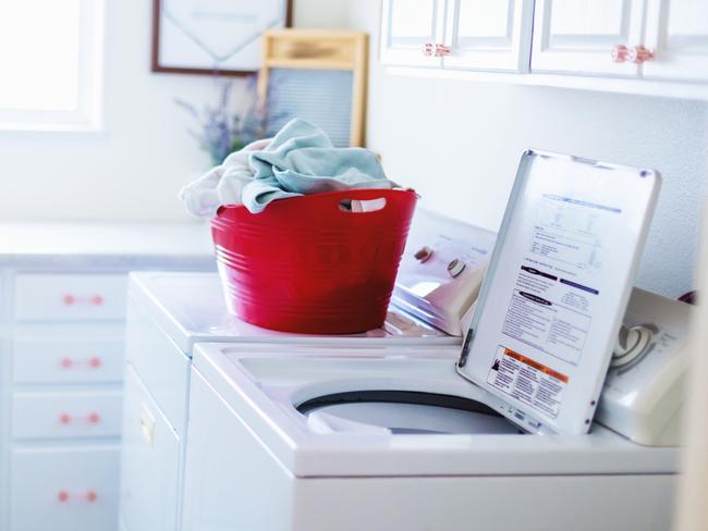 Laundry Room with washing machine. Image: iStock.