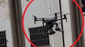 Drones are being used to enforce law and order in locked-down Chinese cities. Picture: Twitter