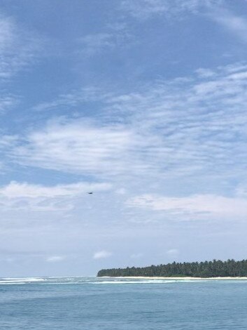 The waters near where Shaun Daly was last seen at Mentawai Islands. IMAGE: Supplied.