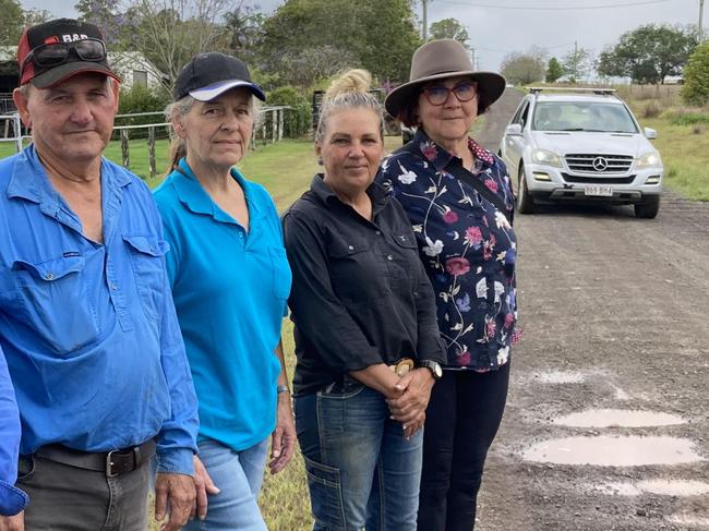 ‘Slop hole’: Residents fuming over condition of rutted regional road