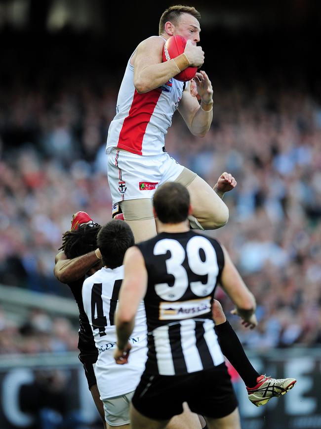 Goddard flies high to pluck a memorable grand final grab.