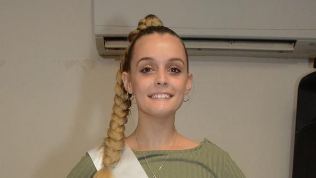 Hannah Simonovic at Miss Mudgeeraga Showgirl at Mudgeeraba Showgrounds. Pic: Regina King