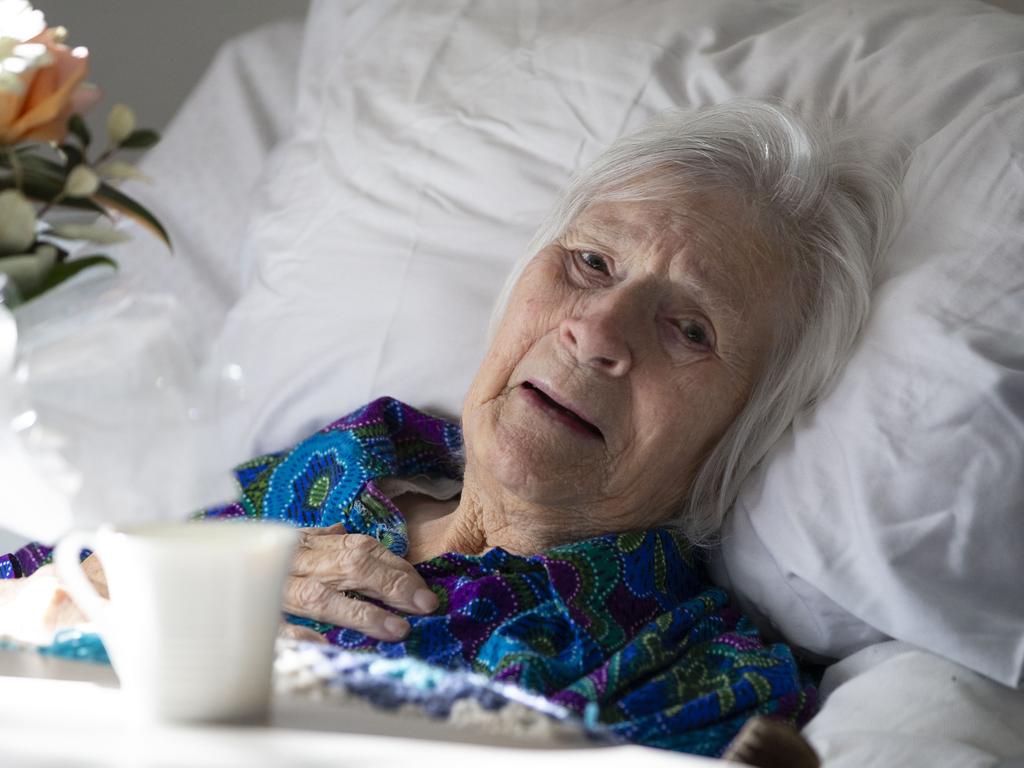 Anne Hawkins, 102, was ordered to provide proof of identity to Centrelink despite being on the pension for more than 40 years. Picture: NCA NewsWire / Christian Gilles