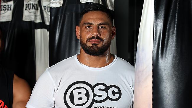 Former NRL player Reni Maitua is back playing rugby league with Toronto. (Jane Dempster/Daily Telegraph)