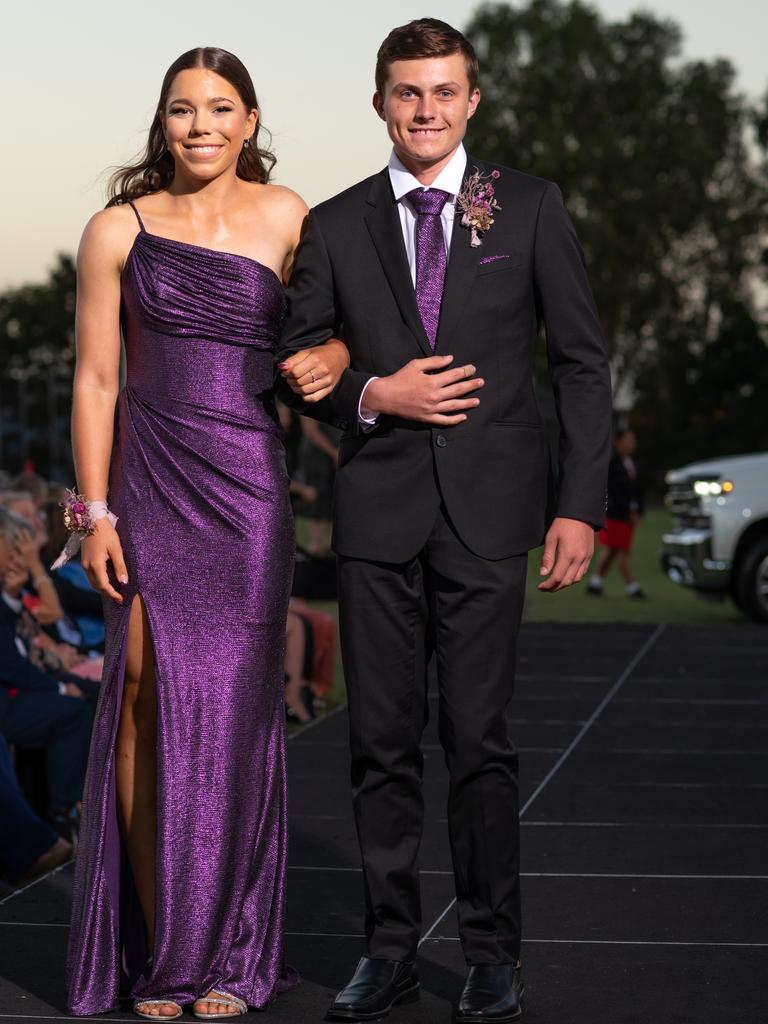 Alice Besch and Nick Taylor at the 2024 Rockhampton Grammar School formal.