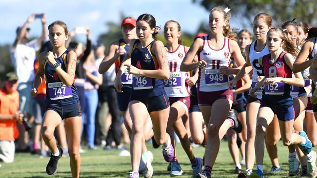 The QGSSSA cross country championship 2022. Picture, John Gass