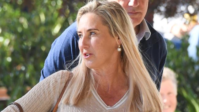 The parents of Olivia Inglis, Charlotte and Arthur Inglis arrive at the Lidcombe Coroner's Court, Sydney, Monday 13 May, 2019. An Inquest ha begun into the deats of  Caitlyn Fisher and Olivia Inglis, two young equestrians who died in separate falls at competition. (AAP Image/Peter Rae) NO ARCHIVING