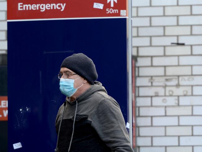 MELBOURNE, AUSTRALIA - NewsWire Photos AUGUST 23, 2021: The Royal Melbourne Hospital is coping with a large COVID cluster. Picture: NCA NewsWire / Andrew Henshaw