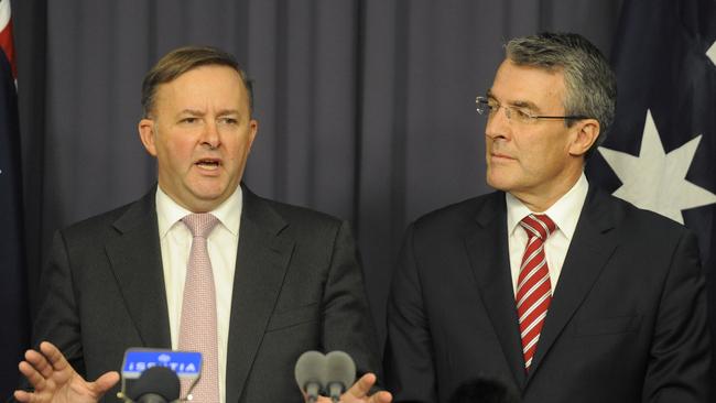 Anthony Albanese and Attorney-General Mark Dreyfus. Picture: AAP