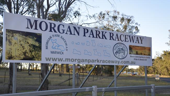 The entrance to Morgan Park Raceway. Photo Gerard Walsh / Warwick Daily News