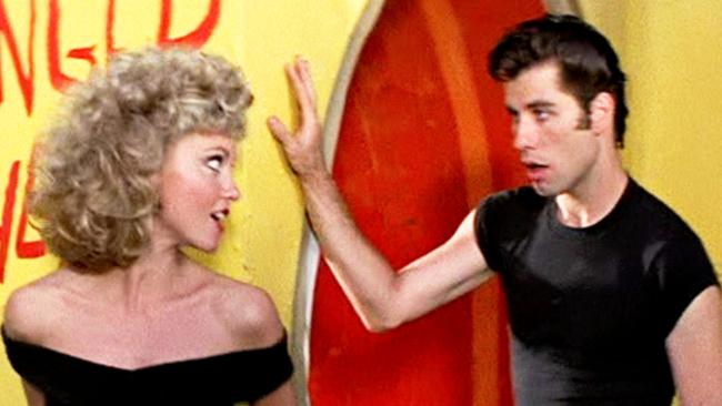 John Travolta played Danny Zuko opposite Olivia Newton-John’s Sandy in Grease. Picture: CBS via Getty Images