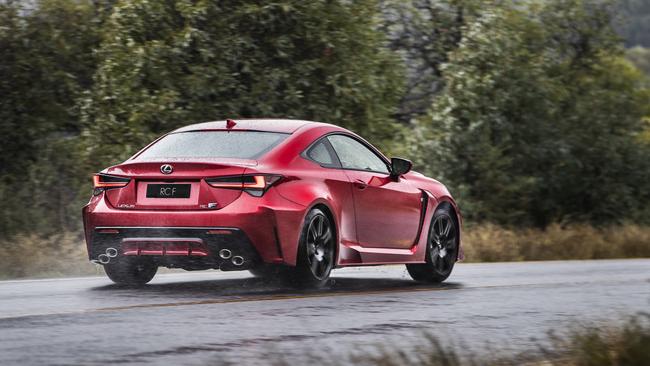 The RC-F is far cheaper than some of its German rivals.