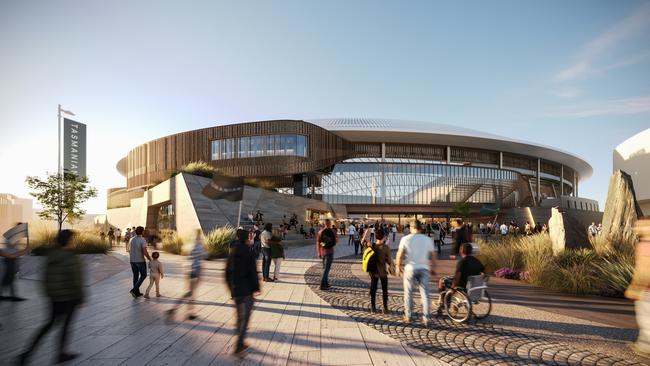 Detailed plans for Hobart’s new $240m Multipurpose Stadium Hobart. Pictures – Supplied