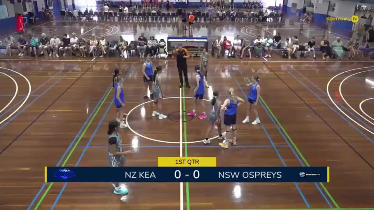 Replay: NZ Kea v NSW Ospreys (U14 Girls) - 2025 Australian Country Junior Basketball Cup Day 1