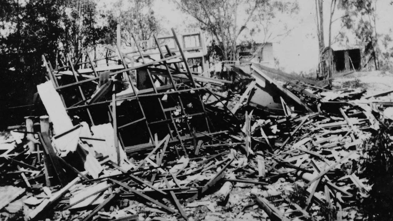 Bomb Damage to Darwin on February 19, 1942. Picture Basil Stahl/Supplied