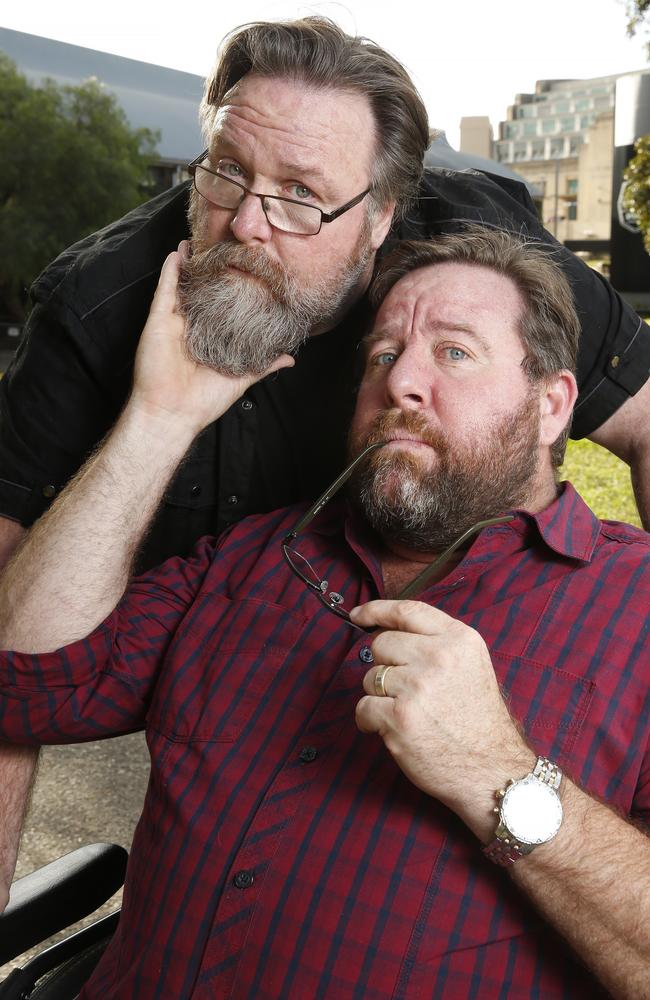 Clayton and Shane Jacobson have collaborated again for a new film. They last worked together in the controversial movie Kenny. Picture: David Swift